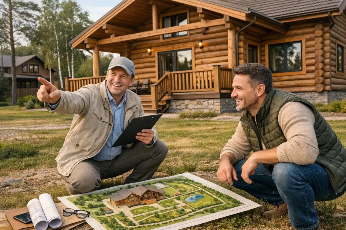 Консультация по участку и деревянному дому